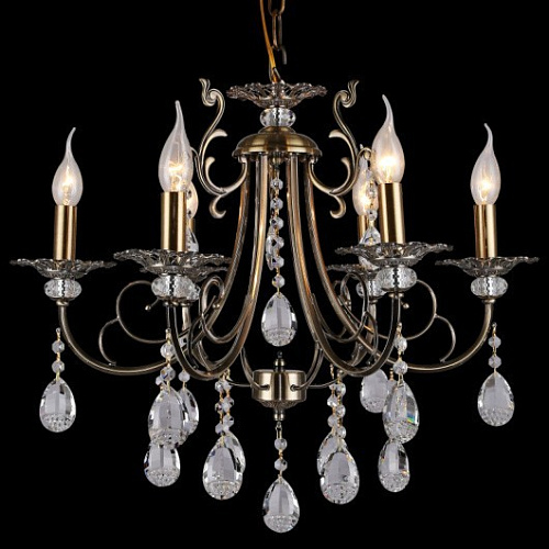 Люстра подвесная с стиле барокко "Arca" 5*40Вт 60*55см 29-P8504/GB золото