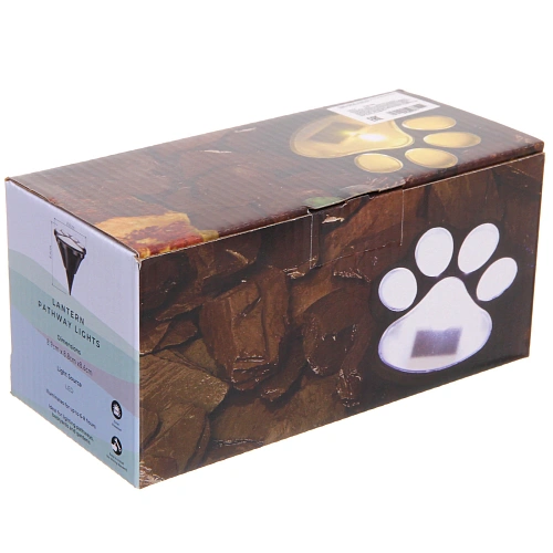 Фонарь садовый  Лапка 999 см, на солнечной батарее (набор 4 шт), Белое свечение_6