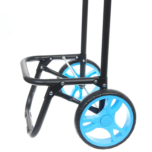 Тележка хозяйственная с сумкой (932538см, колеса 16см,грузоподъемность до 30 кг) синяя DC307_12