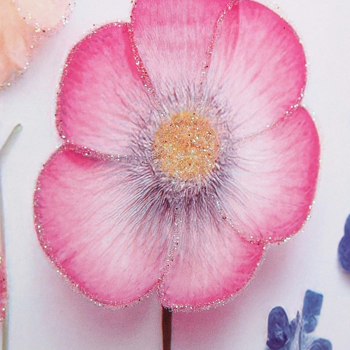 Пакет подарочный Восковые цветочки 322610 см_7