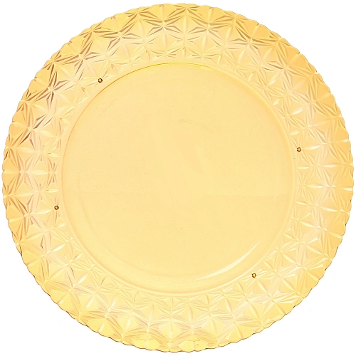 Поднос пластиковый "Кристалл" 33см узор