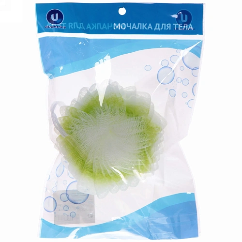 Мочалка для тела полпиропиленовая Ультрамарин - Парадиз, цвет микс_10