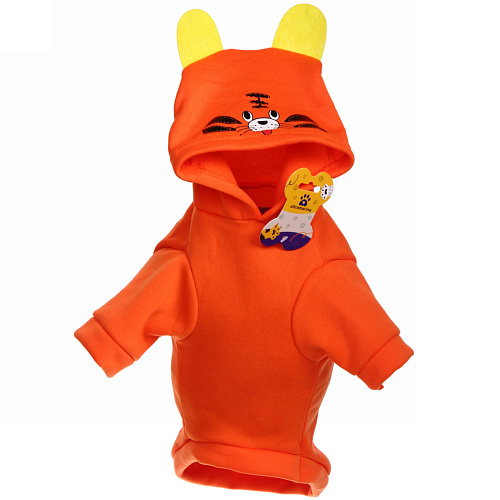 Кофта-толстовка для собаки Animal-Тигренок с капюшоном, размер XL (5040см) Ultramarine_4