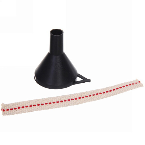 Лампа керосиновая Винтаж 19см 110мл переносная, цвет голубой_4