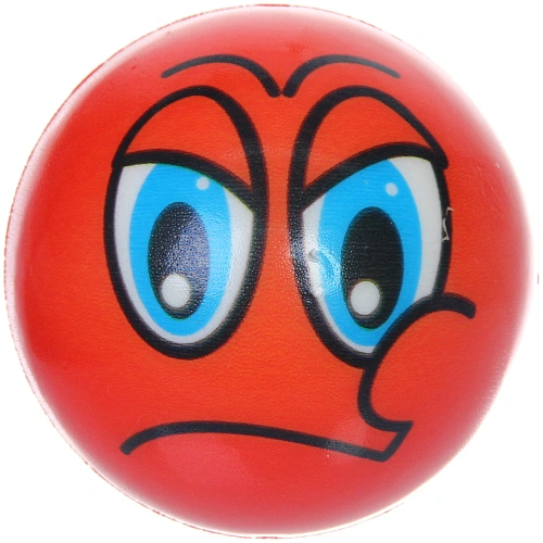 Мяч  6,3 см Веселые мордашки (антистресс), микс СТИКЕР НА ВЛОЖЕНИЕ_6