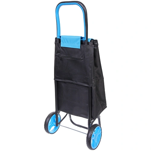 Тележка хозяйственная с сумкой (932538см, колеса 16см,грузоподъемность до 30 кг) синяя DC307_5