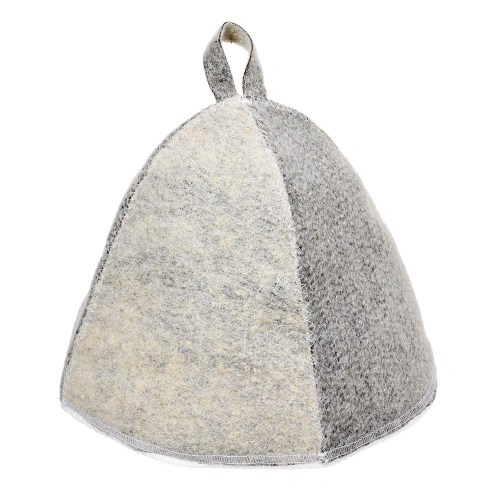 Шапка банная классическая из войлока "Комби", цвет комбинированный (без упаковки)