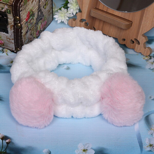 Повязка на голову Кокетка - Шарики, микс 6 цветов, 7,55см_3