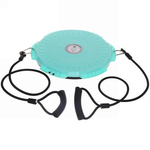 Диск вращающийся Gracefulness d- 30 см с эспандерами (нагрузка 13 кг), зеленый_3