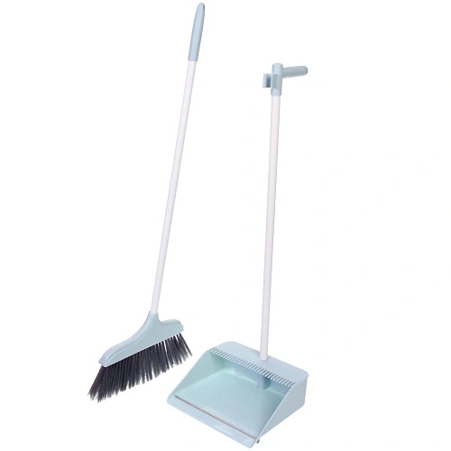 Набор для уборки, щетка для пола с совком Комфорт синяя 8012_5