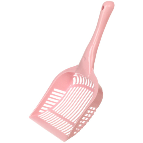 Совок для кошачьего туалета "ДОНКОТТИКО", цвет бежево-розовый, 33*15,5см (лейбл)