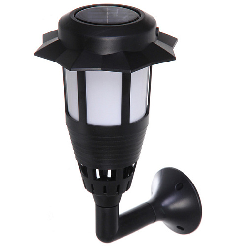 Фонарь садовый Пронто 12,512,5 см (h=45 см) на солнечной батарее (универсальный), Эффект горящего пламени_3