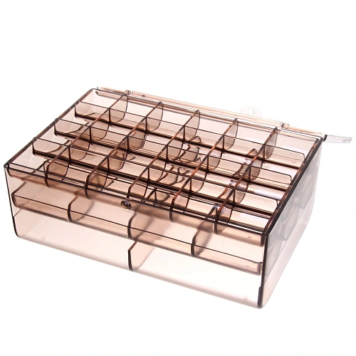 Органайзер для хранения ТАРТИ ТАН, цвет прозрачный, три отделения1318577см (упаковка коробка)_6