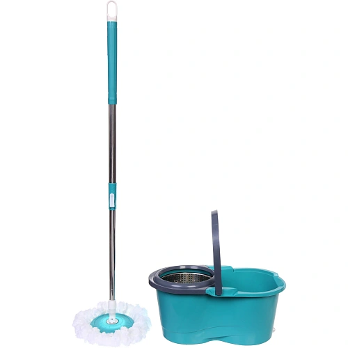 Набор для уборки Селфи Юла (ведро с отжимом, швабра, две насадки) в цветной коробке_3