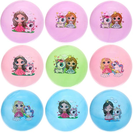 Мяч 22 см "Принцесса" (60 гр.)