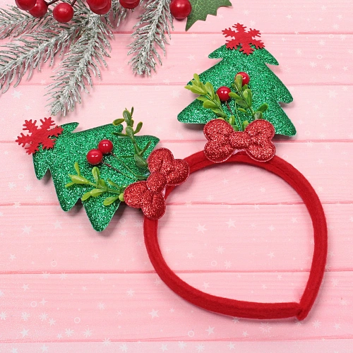 Ободок карнавальный Весёлые ёлочки 1521 см_4