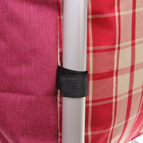 Тележка хозяйственная с сумкой (1004035см, колеса 21см,грузоподъемность до50 кг)  бордо SYD100B-2_10