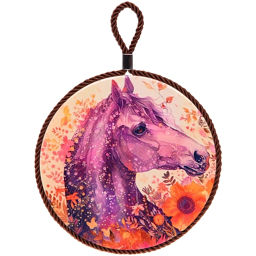 Подставка под горячее керамика 16см "Грация в покое"