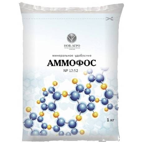 Удобрение минеральное (NP 15:52) 1 кг Аммофос