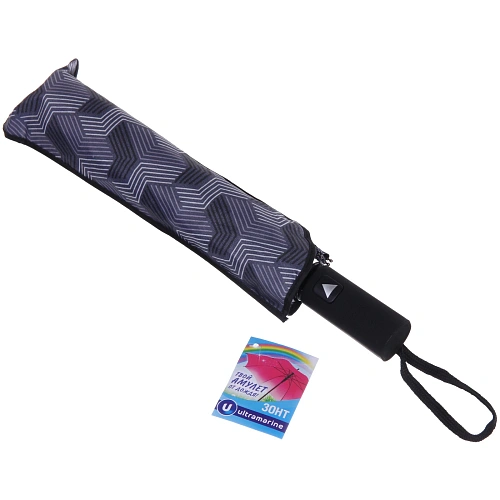 Зонт женский полуавтомат Витраж, микс 6 цветов, 8 спиц, d-100см, длина в слож виде 30см_27