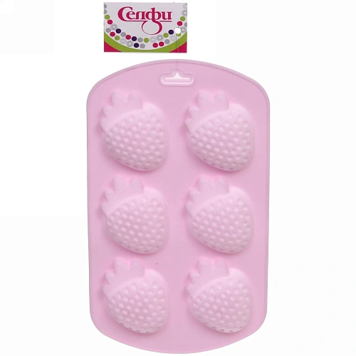 Форма для льда силиконовая Клубнички 1911см_8