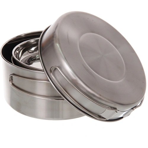 Набор посуды походной 5предметов (2котелка, 2ковша ,тарелка)_9