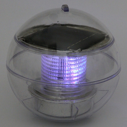 Фонарь садовый Шар d=10 см, на солнечной батарее (для погружения в бассейн и водоем), Мультицвет_8