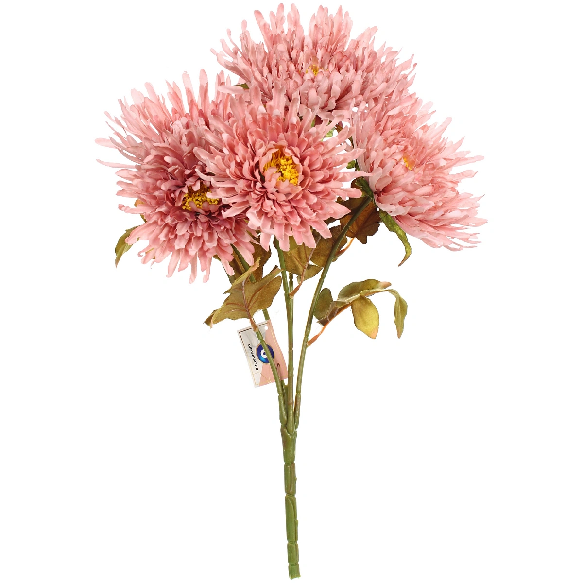 Искусственные цветы "Хризантема" 45см 5 цветков розовый