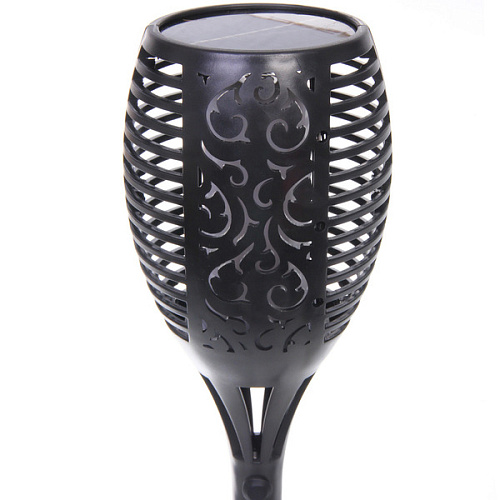 Фонарь садовый Факел большой 7712 см, на солнечной батарее, Теплый белый (эффект пламени)_6