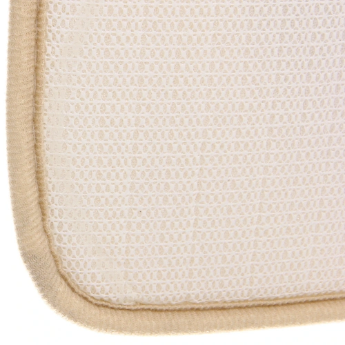 Набор для ванной и туалета 3 пр Волна ( 2 коврика 5080+5040, 1 чехол на крышку унитаза) бежевый_4