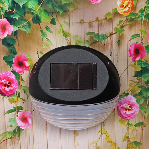 Фонарь садовый Сфера 11114,5см, на солнечной батарее, холодное свечение_3