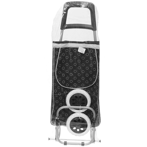 Тележка хозяйственная с сумкой (923327см, колеса 16см,грузоподъемность до 30 кг) черная DC308AG1_14