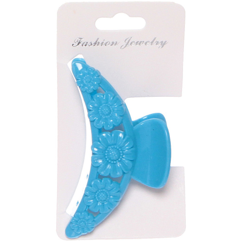 Заколка-краб для волос на блистере Diana Collection - Sara, микс 6 цветов, 75см _16