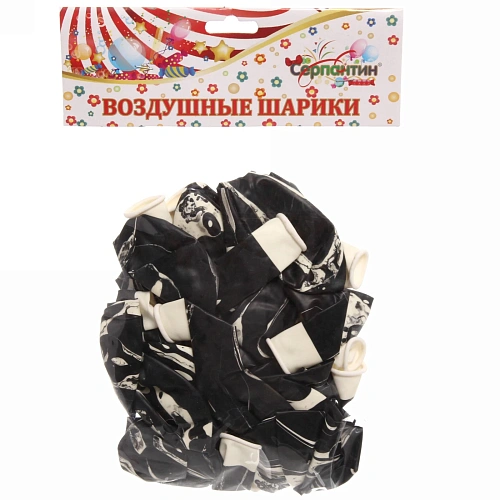 Воздушные шары Мираж 25шт 1230см серый_3