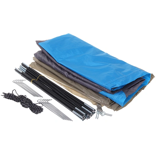 Палатка туристическая Кама-3 двухслойная, (100+215)215170 см, цвет серо-синий 2064_28