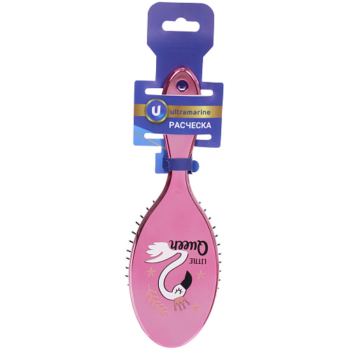 Расческа массажная зеркальная Animals, милые зверятки, микс 4 цвета, 722 см (блистер Ultramarine)_13