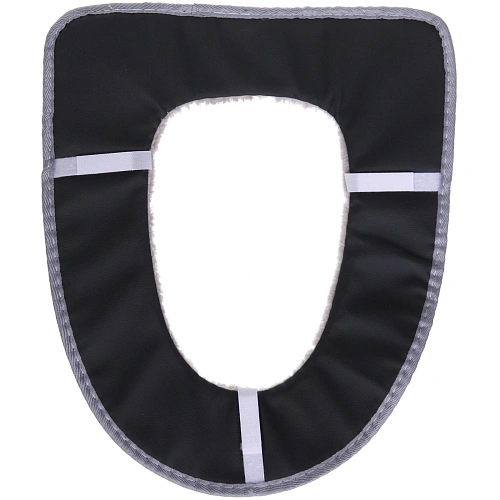 Чехол для сиденья унитаза Homely серый_4