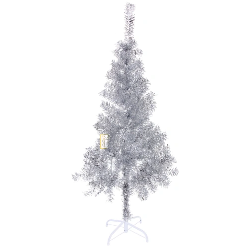 Елка "Сказочное мерцание" 120 см, ПВХ (200 веток), Серебро