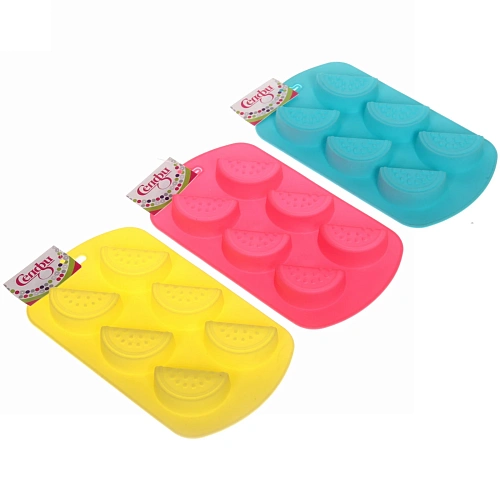 Форма для льда силиконовая "Арбузики" 19*11см