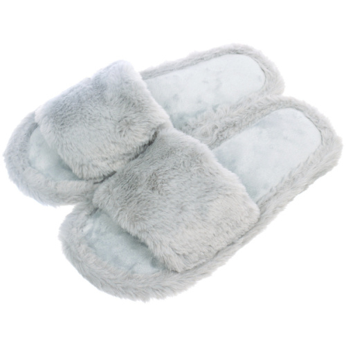 Тапочки женские домашние "HOME", цвет серый, р-р 40-41