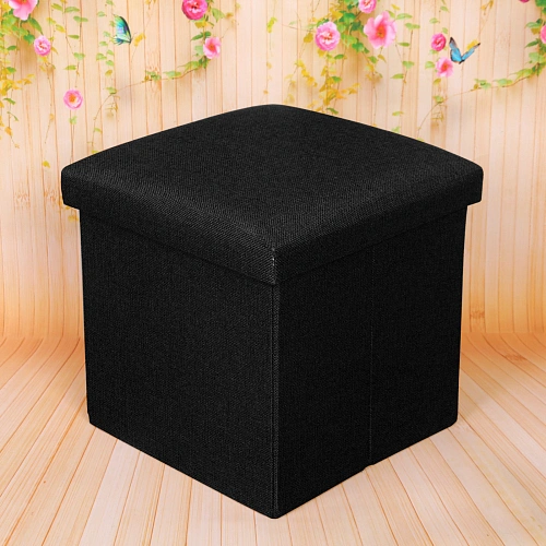 Короб для хранения вещей складной ВЕСТА, цвет черный, 303030см_5