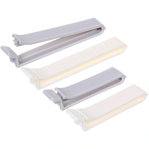 Зажим для пакета 4шт (2шт*10,5см,2шт*8см)