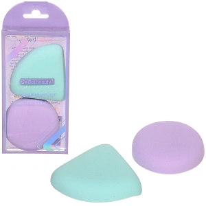 Спонжи для макияжа 2шт фигурные "FRIDA", цвет как на фото, 12*6,3см