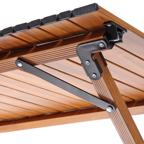 Стол кемпинговый складной DC-5002, 865844 см,  цвет светлое дерево, каркас алюминий, Турист Мастер_9