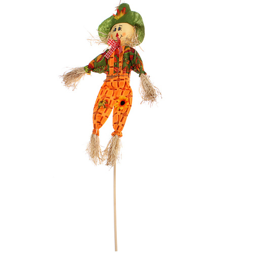 Фигура садовая Пугало - Мартин в зеленой шляпе 55 (85) см ДоброСад_3