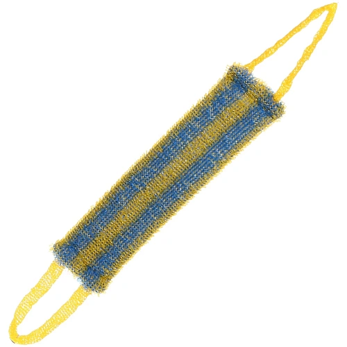 Мочалка для тела полипропиленовая "Продольные полосы",42*12см 