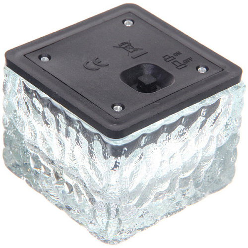 Фонарь садовый Куб 775,5 см, на солнечной батарее, Белый_5