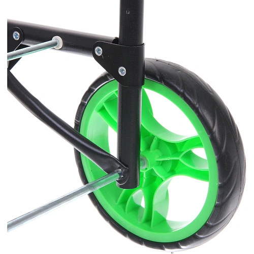 Тележка хозяйственная с сумкой (932538см, колеса 16см,грузоподъемность до 30 кг) салатовая DC307_13