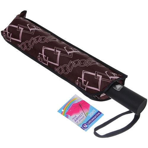 Зонт женский полуавтомат Мэлано, микс 6 цветов, 8 спиц, d-100см, длина в слож виде 30см_23