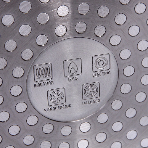 Кастрюля BAROLY CHOCOLATE 48л, индукция, стеклянная крышка_7